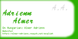 adrienn almer business card